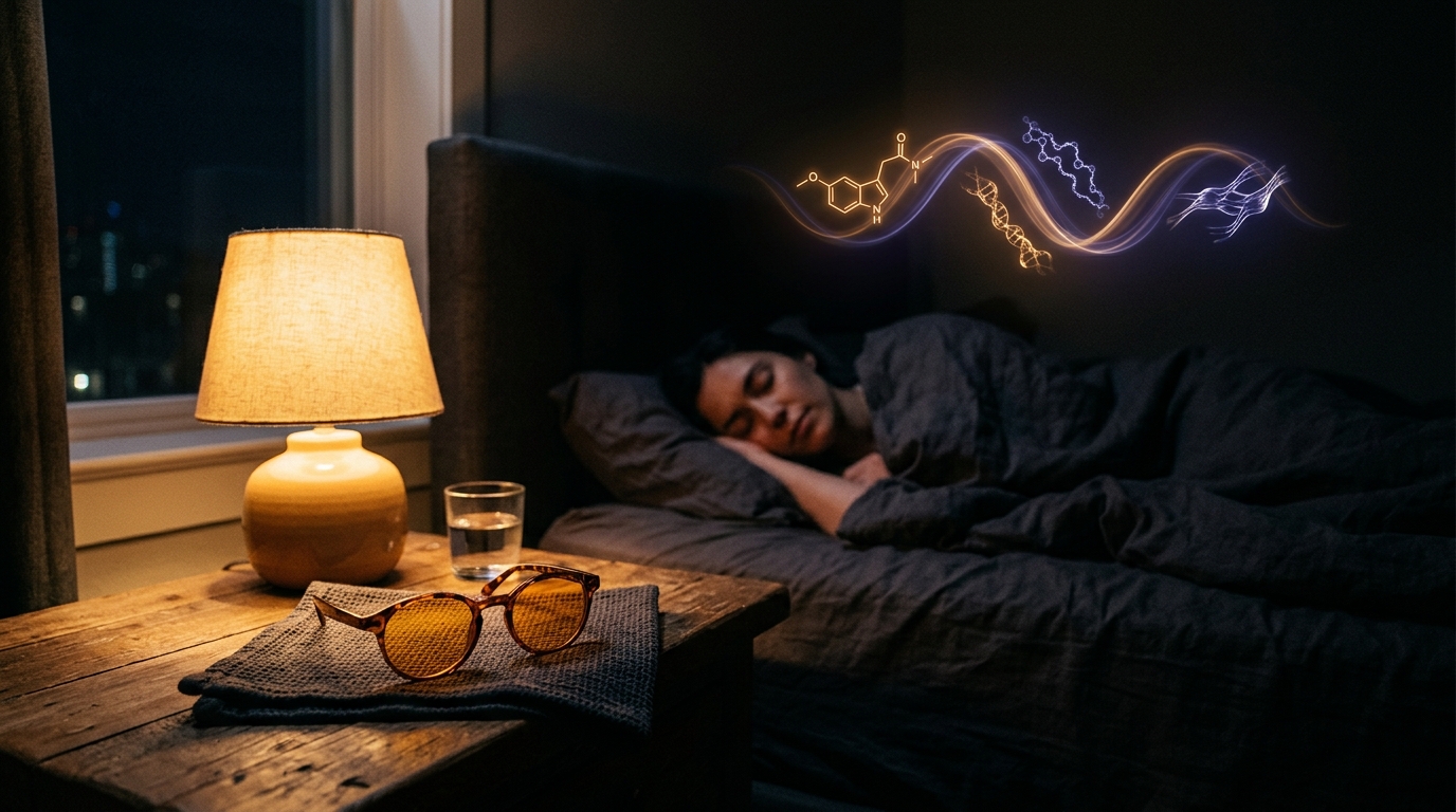 Gece Mavi Işığı, Melatonin ve Sirkadiyen Doku İyileşmesi